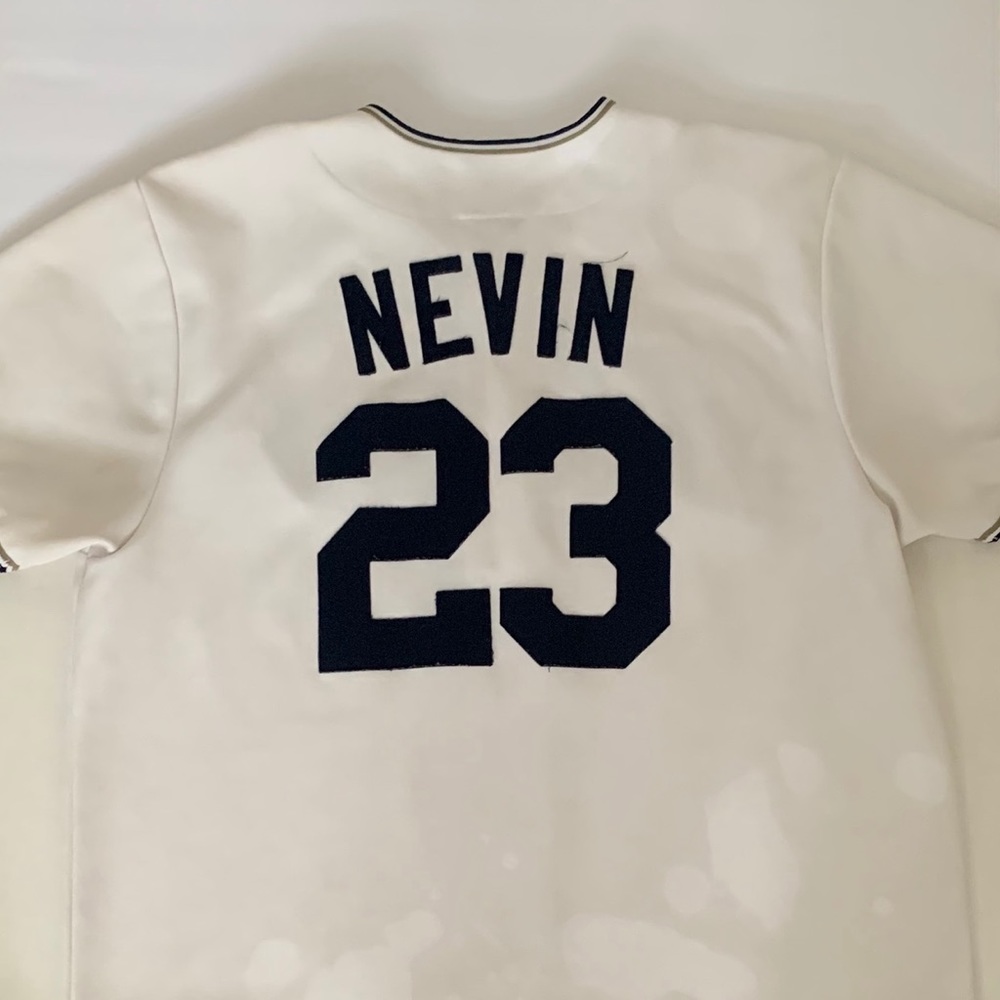 PHIL NEVIN White San Diego Padres Authentic Jersey